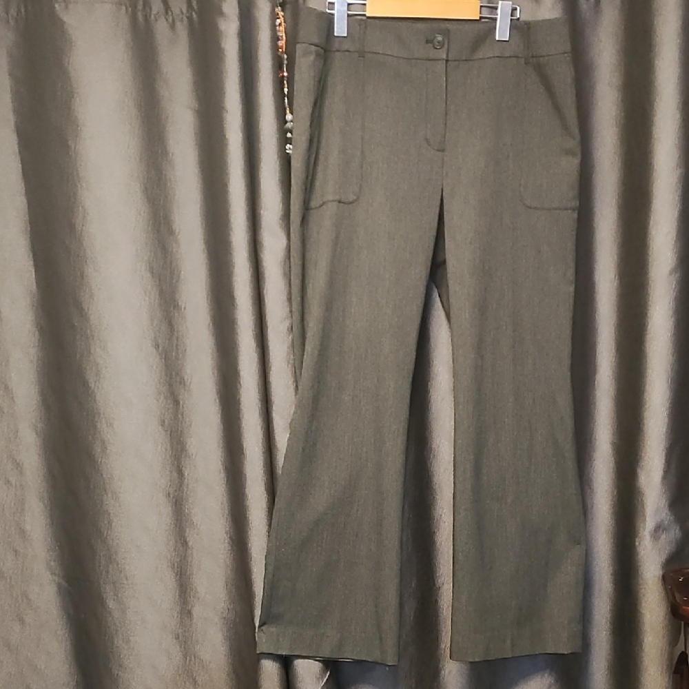 LOFT Women's Olive Boot Cut Pants